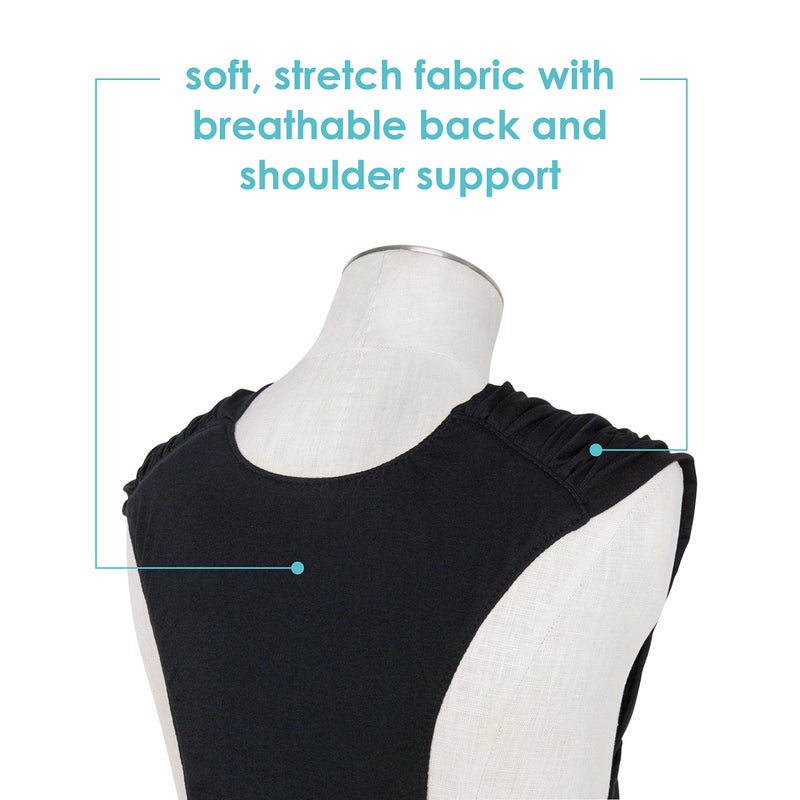 جيجي كول حاملة الأطفال JJ Cole Agility Flex Stretch - حاملة الرضع إلى حاملة الأطفال الصغار - مقاس واحد يناسب معظم الآباء - النساء من سن 6 إلى 20 عامًا والرجال XS-2X - Image 5
